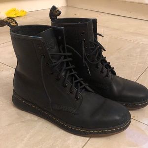 DocMartens combat boots with bouncing soles